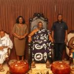 Sports and Recreation Minister Kofi Adams pays visit to Ga Manste, Nii Tachie Teiko Tsutu II