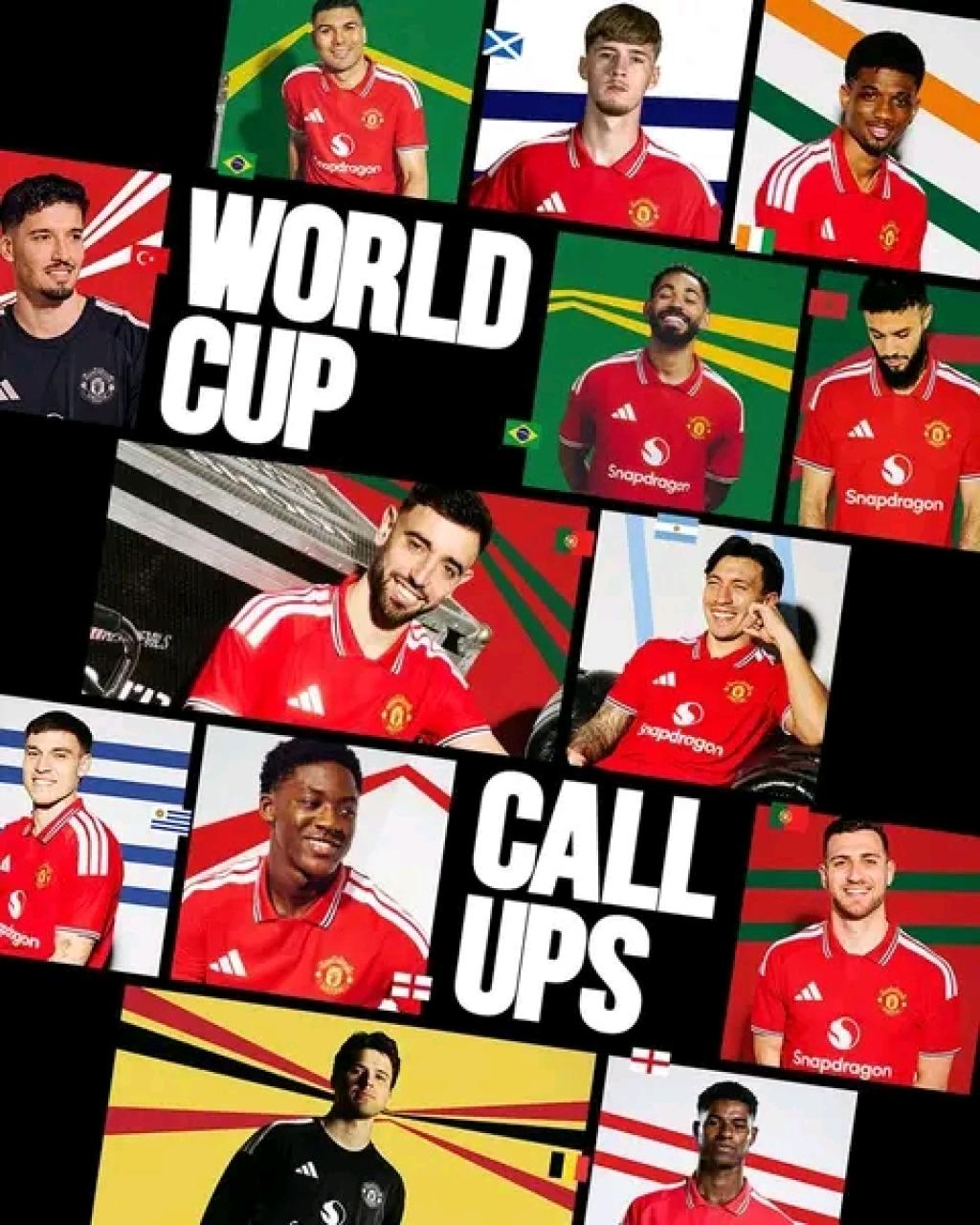 Check out the shirt numbers of the 13 Manchester United players who will represent 10 nations at the World Cup