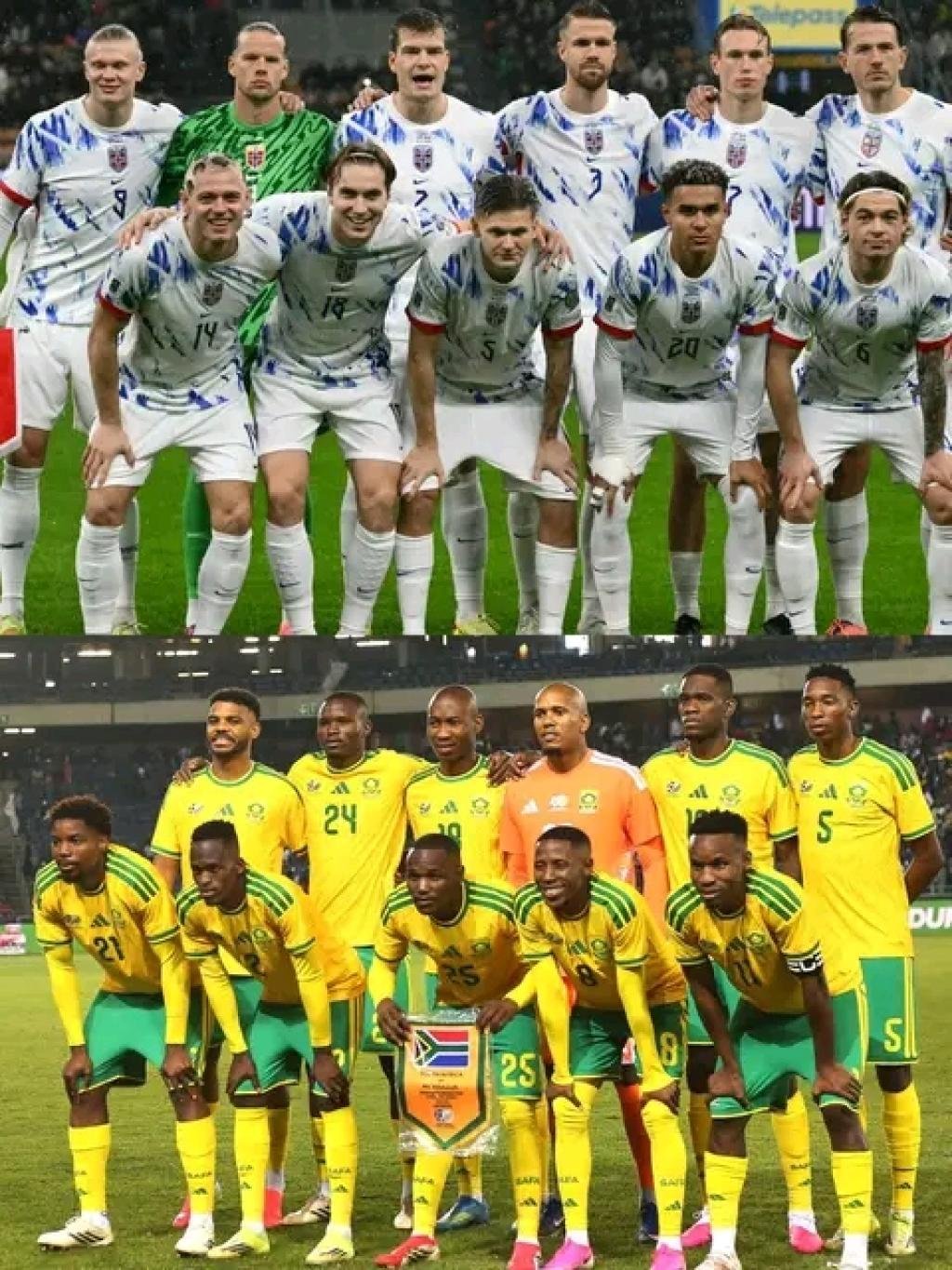 Teams with the shortest and tallest squad at the World Cup
