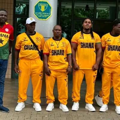 Three, to represent Ghana in weightlifting at 2026 Commonwealth Games