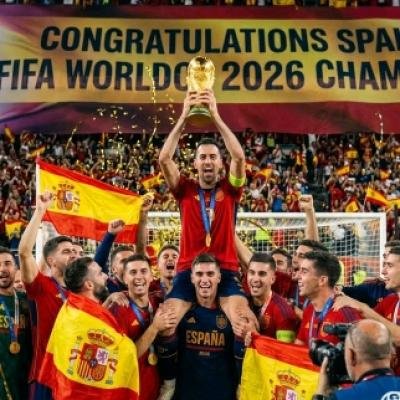 Spain wins 2026 FIFA World Cup for the second time