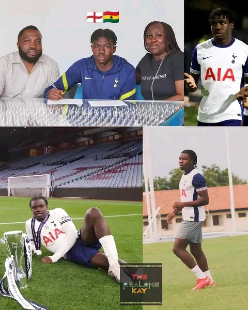 English-born Ghanaian Rio Kyeremanten included in Tottenham Hotspurs pre-season tour of New Zealand and Australia