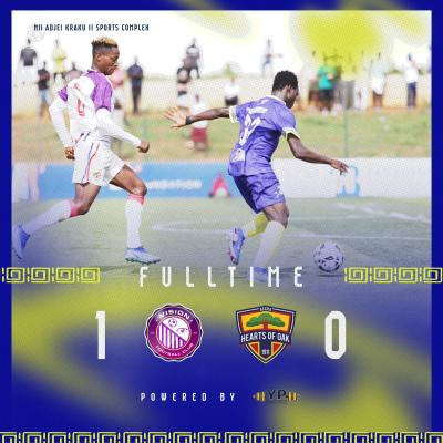 Benjamin Kwarteng’s stoppage time goal seals victory for Vision FC over Hearts of Oak