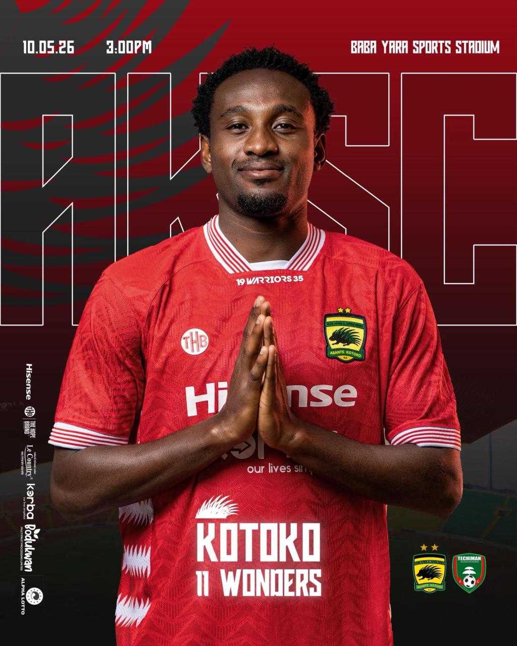 Asante Kotoko returns to action on Sunday as GPL continues with Matchday 32 fixtures