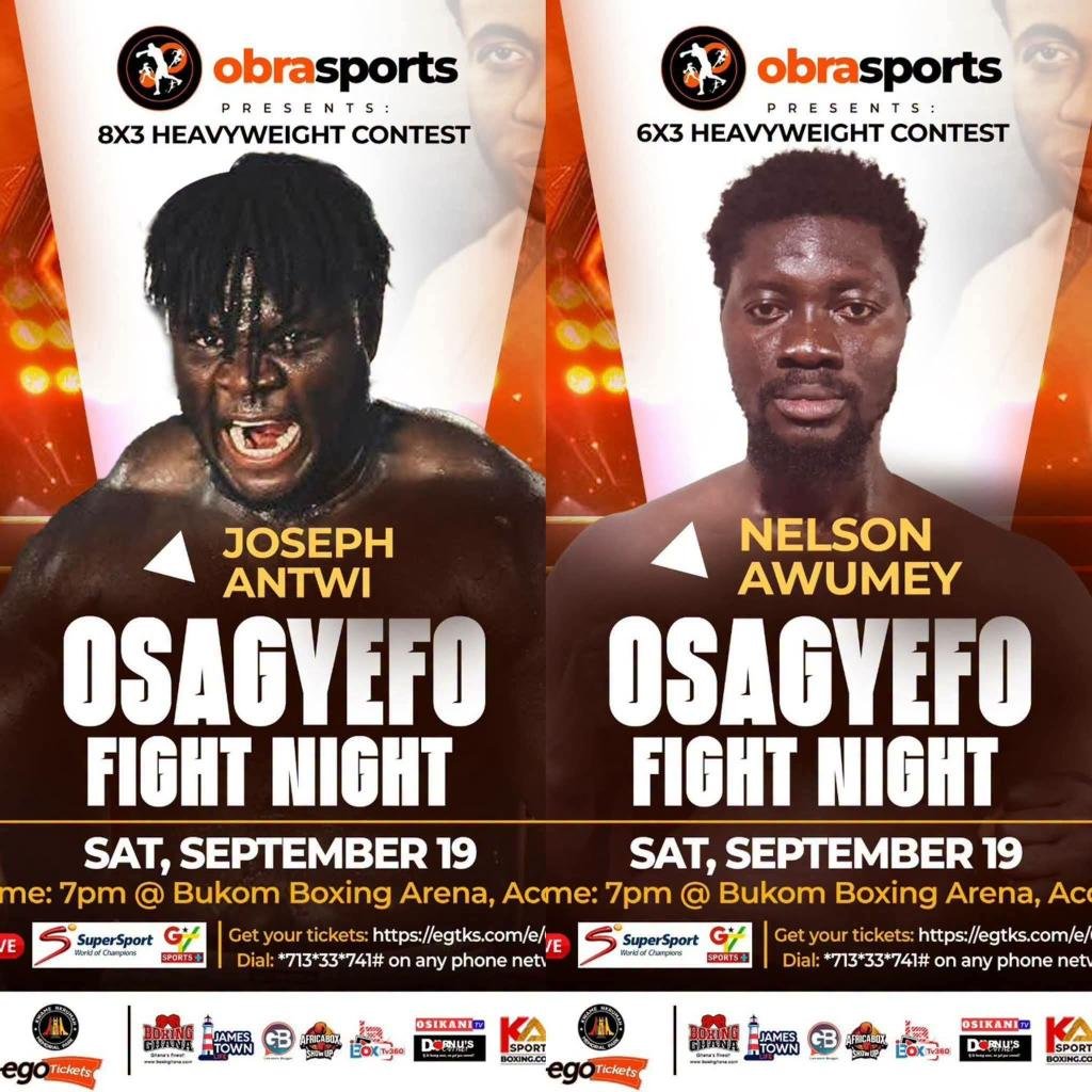 Obra Promotions aim to revive Pro boxing in Ghana with the staging of Osagyefo Fight Night