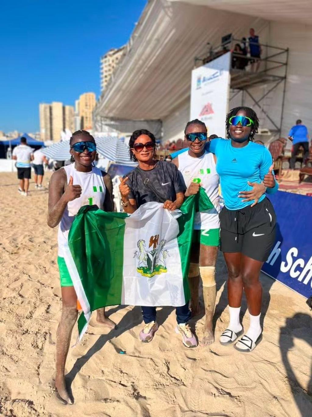 President of Nigeria Olympic Committee hails Beach Volleyball team's qualification for the Olympics
