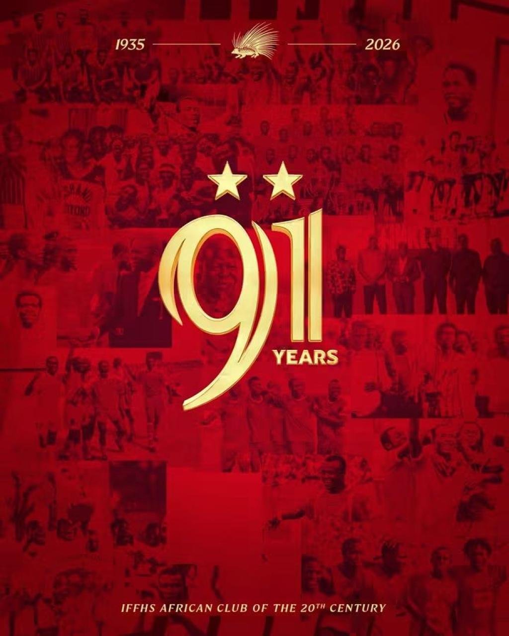 Ghana's most successful football club Asante Kotoko celebrates 91st anniversary today