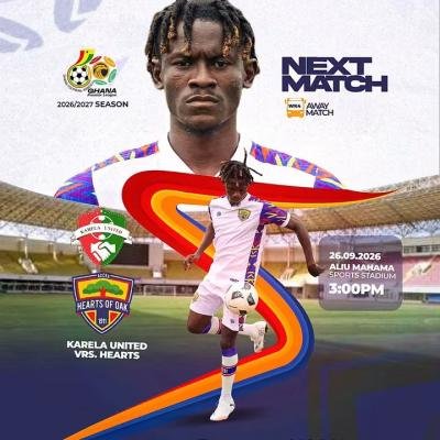 Accra Hearts of Oak take unbeaten GPL run to Tamale as Karela United lie in wait