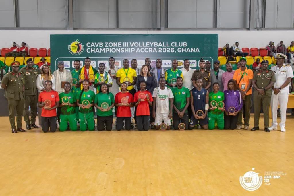 Volleyball: Ghana sweeps men and women's awards at CAVB Zone III Championships in Accra