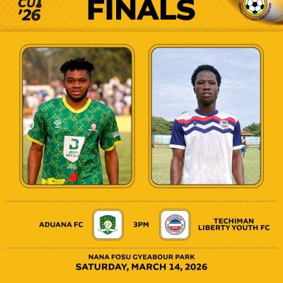 Saturday's MTN FA Cup preview: Aduana FC faces Techiman Liberty Youth at Bechem