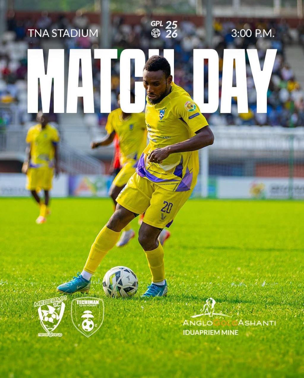 GPL MD27 Preview: Medeama SC hosts bottom side Eleven Wonders as they look to revive title hopes