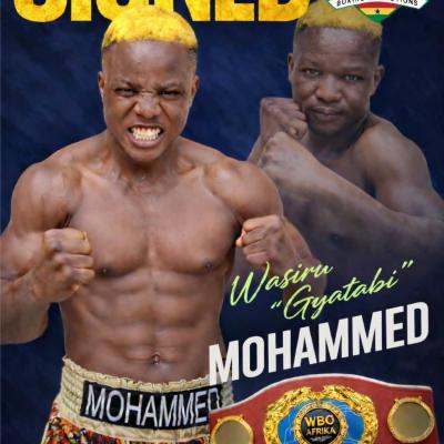 Bishop Boxing Promotions announces the signing of Ghanaian sensation Wasiru Mohammed