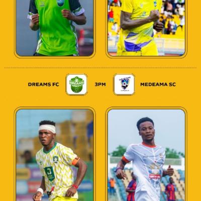 Aduana FC plays Nations FC as Dreams FC engage Medeama SC in MTN FA Cup semis this weekend