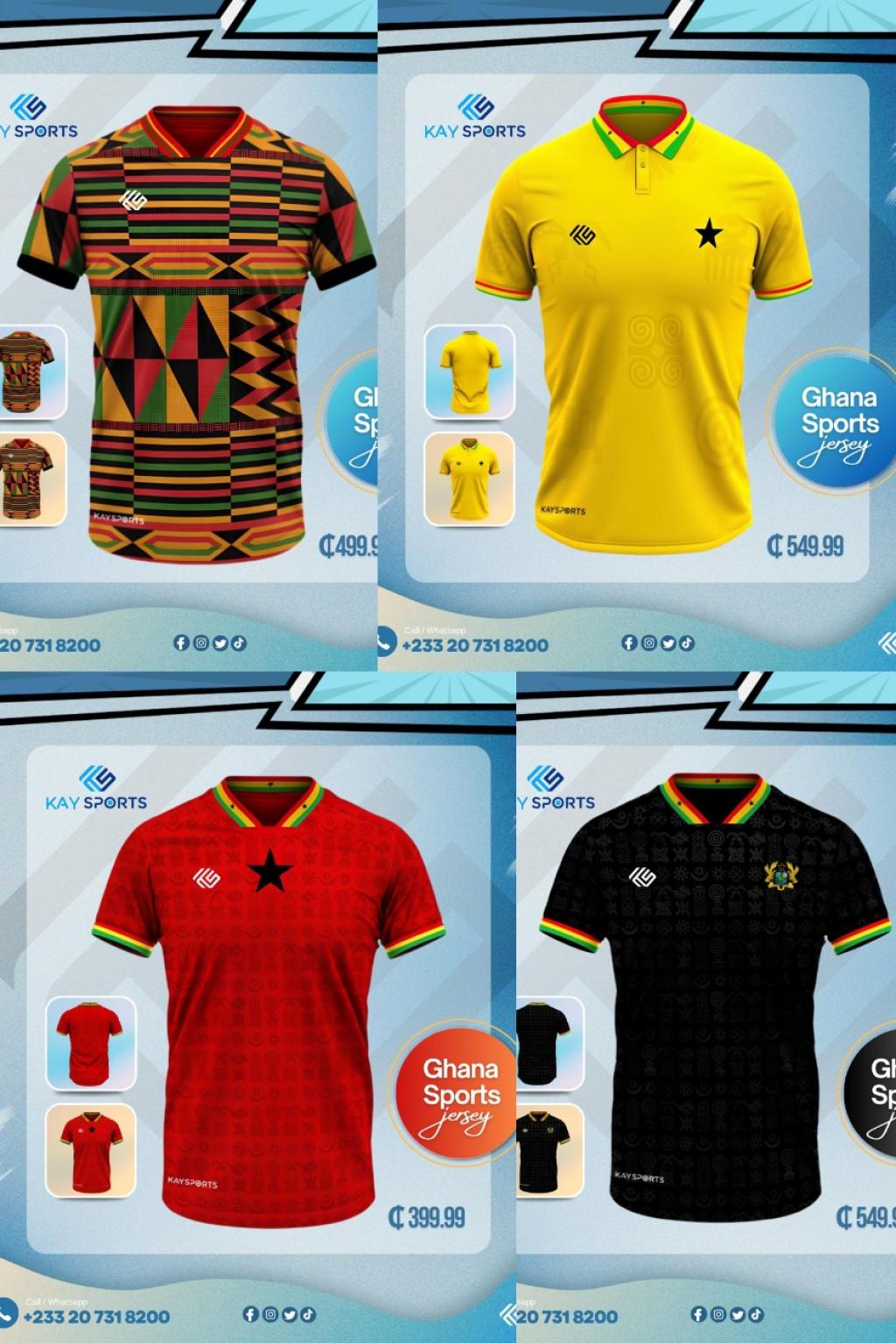 Kaysports releases latest brand of Ghana Sports Jerseys ahead of the World Cup