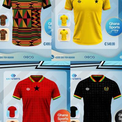 Kaysports releases latest brand of Ghana Sports Jerseys ahead of the World Cup