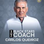 New Black Stars coach Carlos Queiroz to stay in a rented apartment during his stay in Ghana